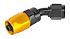 45° Max Flow Swivel Hose End -6AN - image 1