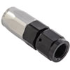 Straight HD AN Hose End Fitting [-4 AN Female Swivel, Black/Silver] - image 3