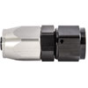 Straight HD AN Hose End Fitting [-8 AN Female Swivel, Black/Silver] - image 2