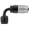 90-Degree HD AN Hose End Fitting [-4 AN Female Swivel, Black/Silver] - image 2
