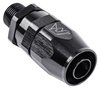 AN to NPT Straight Max Flow Swivel Hose End [3/8 in. NPT Male to -10 AN Hose, Black] - image 2