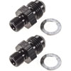 Automatic Transmission Adapter Fittings, Aluminum [1/8 NPSM x -6 AN, Black] - image 2