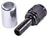 Straight AN Crimp-On Hose End Fitting [-6 AN Female to -6 AN Hose, Black] - image 2