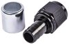 Straight AN Crimp-On Hose End Fitting [-10 AN Female to -10 AN Hose, Black] - image 2