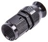 AN Straight PTFE Hose End Fitting [-6 AN Female to -6 AN PTFE Hose, Black Anodized Aluminum] - image 3