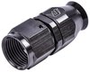 AN Straight PTFE Hose End Fitting [-8 AN Female to -8 AN PTFE Hose, Black Anodized Aluminum] - image 3