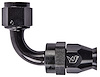 AN 90-Degree PTFE Hose End Fitting [-8 AN Female to -8 AN PTFE Hose, Black Anodized Aluminum] - image 1