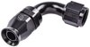 AN 90-Degree PTFE Hose End Fitting [-10 AN Female to -10 AN PTFE Hose, Black Anodized Aluminum] - image 2