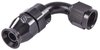 AN 90-Degree PTFE Hose End Fitting [-6 AN Female to -6 AN PTFE Hose, Black Anodized Aluminum] - image 2