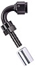 120-Degree AN Crimp-On Hose End Fitting [-6 AN Female to -6 AN Hose, Black] - image 1