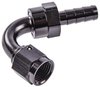 120-Degree AN Crimp-On Hose End Fitting [-6 AN Female to -6 AN Hose, Black] - image 3