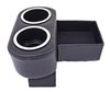 Hot Rod Floor Console For Limited Floor Space Vehicles [Black, Cup Holders] - image 2