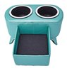 Hot Rod Floor Console For Limited Floor Space Vehicles [Aqua, Cup Holders] - image 3