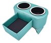 Hot Rod Floor Console For Limited Floor Space Vehicles [Aqua, Cup Holders] - image 4