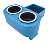 Hot Rod Floor Console For Limited Floor Space Vehicles [Bright Blue, Cup Holders] - image 1