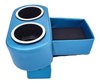 Hot Rod Floor Console For Limited Floor Space Vehicles [Bright Blue, Cup Holders] - image 2
