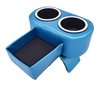 Hot Rod Floor Console For Limited Floor Space Vehicles [Bright Blue, Cup Holders] - image 4