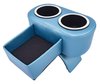 Hot Rod Floor Console For Limited Floor Space Vehicles [Light Blue, Cup Holders] - image 4