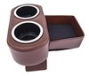 Hot Rod Floor Console For Limited Floor Space Vehicles [Dark Brown, Cup Holders] - image 2