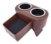 Hot Rod Floor Console For Limited Floor Space Vehicles [Dark Brown, Cup Holders] - image 4