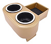 Hot Rod Floor Console For Limited Floor Space Vehicles [Gold, Cup Holders] - image 1