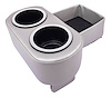 Hot Rod Floor Console For Limited Floor Space Vehicles [Silver, Cup Holders] - image 1