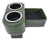 Hot Rod Floor Console For Limited Floor Space Vehicles [Dark Green, Cup Holders] - image 2