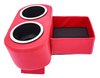 Hot Rod Floor Console For Limited Floor Space Vehicles [Red, Cup Holders] - image 2