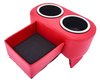 Hot Rod Floor Console For Limited Floor Space Vehicles [Red, Cup Holders] - image 4