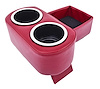 Hot Rod Floor Console For Limited Floor Space Vehicles [Maroon, Cup Holders] - image 1
