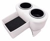 Hot Rod Floor Console For Limited Floor Space Vehicles [White, Cup Holders] - image 4