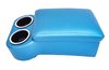 Bench Seat Cruiser Console For Full-Depth Bench Seat Vehicles [Bright Blue, (2) Large Cup Holders] - image 3