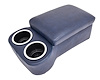 Bench Seat Cruiser Console For Full-Depth Bench Seat Vehicles [Dark Blue, (2) Large Cup Holders] - image 1