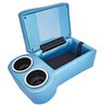 Bench Seat Cruiser Console For Full-Depth Bench Seat Vehicles [Light Blue, (2) Large Cup Holders] - image 2