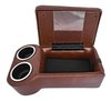 Bench Seat Cruiser Console For Full-Depth Bench Seat Vehicles [Dark Brown, (2) Large Cup Holders] - image 4