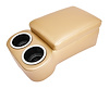 Bench Seat Cruiser Console For Full-Depth Bench Seat Vehicles [Gold, (2) Large Cup Holders] - image 1