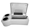 Bench Seat Cruiser Console For Full-Depth Bench Seat Vehicles [Silver, (2) Large Cup Holders] - image 4