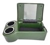 Bench Seat Cruiser Console For Full-Depth Bench Seat Vehicles [Dark Green, (2) Large Cup Holders] - image 4