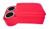 Bench Seat Cruiser Console For Full-Depth Bench Seat Vehicles [Red, (2) Large Cup Holders] - image 3