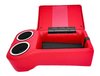 Bench Seat Cruiser Console For Full-Depth Bench Seat Vehicles [Red, (2) Large Cup Holders] - image 4