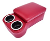 Bench Seat Cruiser Console For Full-Depth Bench Seat Vehicles [Maroon, (2) Large Cup Holders] - image 1