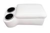 Bench Seat Cruiser Console For Full-Depth Bench Seat Vehicles [White, (2) Large Cup Holders] - image 3