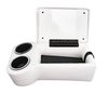 Bench Seat Cruiser Console For Full-Depth Bench Seat Vehicles [White, (2) Large Cup Holders] - image 4