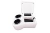 Shorty Bench Seat Cruiser Console For Limited-Depth Bench Seat Vehicles [White, (2) Large Cup Holders] - image 4