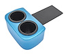 Classic Drink Holder Insert for 1964-1965 Chevrolet Chevelle, El Camino, Malibu [Bright Blue] - image 1