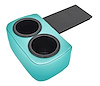 Classic Drink Holder Insert for 1966-1967 Chevrolet Chevelle, El Camino, Malibu [Aqua] - image 1