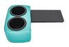 Classic Drink Holder Insert for 1966-1967 Chevrolet Chevelle, El Camino, Malibu [Aqua] - image 2