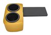 Classic Drink Holder Insert for 1966-1967 Chevrolet Chevelle, El Camino, Malibu [Gold] - image 2