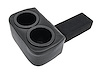Classic Drink Holder Insert for 1970-1972 Chevrolet Chevelle, El Camino, Monte Carlo, GMC Sprint (Non SS Dash) [Black] - image 1