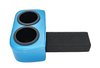 Classic Drink Holder Insert for 1970-1972 Chevrolet Chevelle, El Camino, Monte Carlo, GMC Sprint (Non SS Dash) [Bright Blue] - image 2